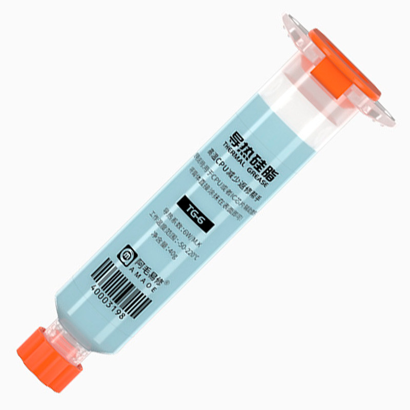 Термопаста Amaoe TG-6 силиконовая для смартфонов, мобильной техники / 6 Вт/м*К / 40g / 10cc / Blue Термопаста Amaoe TG-6 силиконовая для смартфонов, мобильной техники / 6 Вт/м*К / 40g / 10cc / Blue