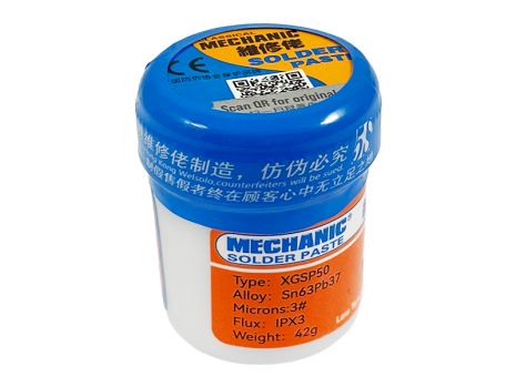 Паяльная паста BGA Mechanic XG-50 / 183°C / 42 г