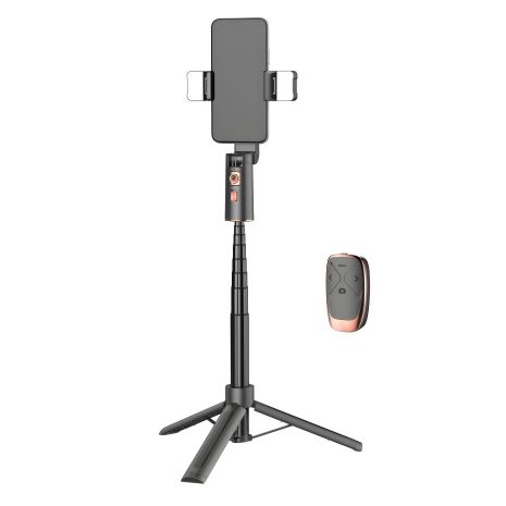 Штатив-трипод Adyss A100 с автоматическим слежением за лицом, встроенным аккумулятором и пультом и 1.5m черный