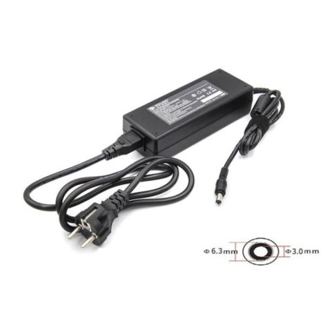 Ноутбучный блок питания PowerPlant для TOSHIBA 220V, 19V 120W 6.3A (6.3*3.0)