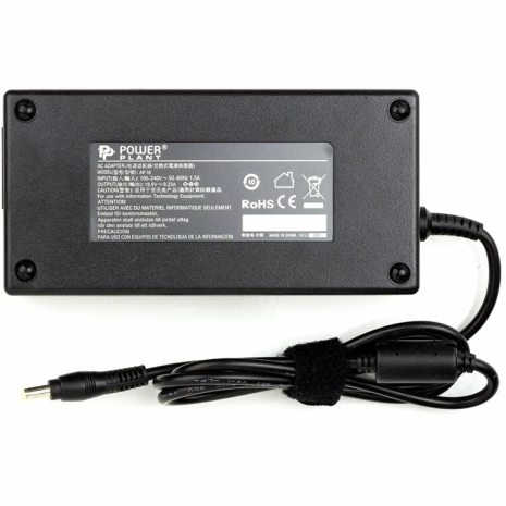 Блок питания для ноутбуков PowerPlant ACER 220V, 19.5V 180W 9.23A (5.5*1.7)