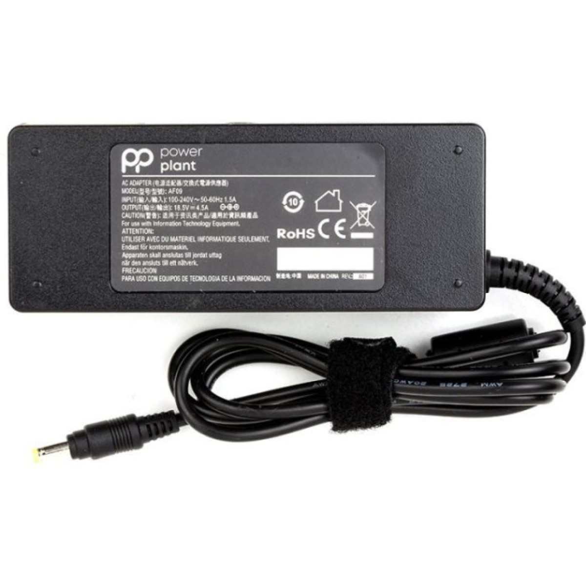 Блок питания для ноутбуков PowerPlant HP 220V, 18.5V 83W 4.5A (4.8*1.7) Блок питания для ноутбуков PowerPlant HP 220V, 18.5V 83W 4.5A (4.8*1.7)