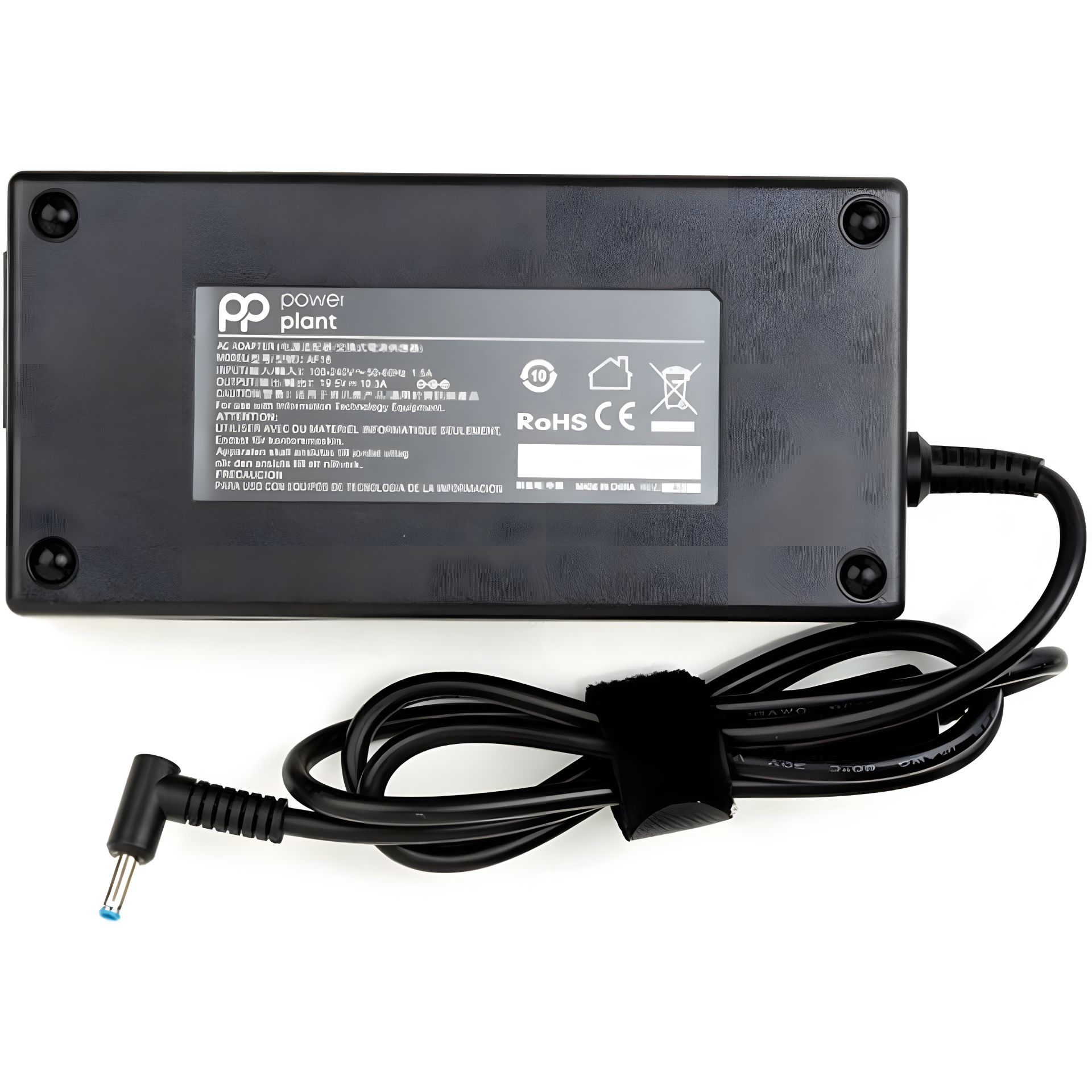 Зарядное устройство для ноутбуков PowerPlant HP 220V, 19.5V 200W 10.3A (4.5*3.0) Зарядное устройство для ноутбуков PowerPlant HP 220V, 19.5V 200W 10.3A (4.5*3.0)