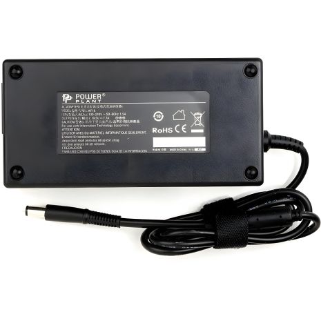 Блок живлення PowerPlant для ноутбуків DELL, 220V, 19.5V, 150W, 7.7A (7.4*5.0)
