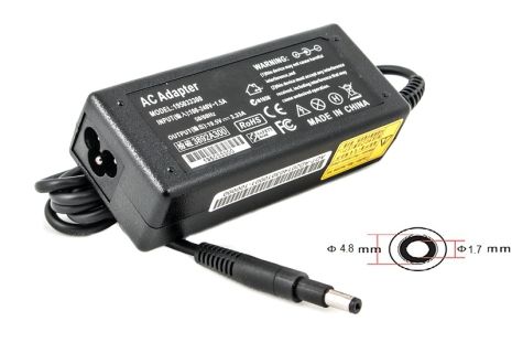 Блок питания для ноутбуков PowerPlant HP 220V, 19.5V 65W 3.33A (4.8*1.7) Блок питания для ноутбуков PowerPlant HP 220V, 19.5V 65W 3.33A (4.8*1.7)