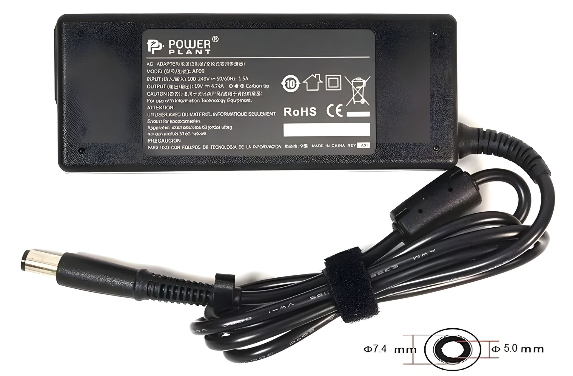 Блок питания для ноутбуков HP 220V, 19V 90W 4.74A (7.4*5.0) от PowerPlant Блок питания для ноутбуков HP 220V, 19V 90W 4.74A (7.4*5.0) от PowerPlant