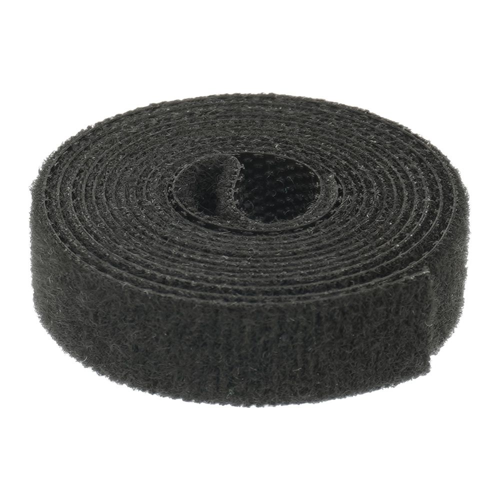 Кабельный органайзер Aida для стяжки проводов с липучкой, 10 мм x 1 м, черный Кабельный органайзер Aida для стяжки проводов с липучкой, 10 мм x 1 м, черный