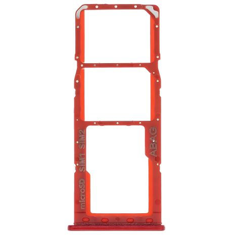 Держатель для SIM карты для Samsung A217 Galaxy A21S (2020) красный