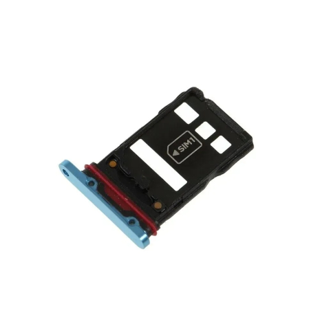 Держатель Sim карты Huawei P30 Pro, синий на 2 Sim