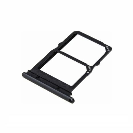 Черный держатель SIM карт для Huawei P30 на 2 Sim