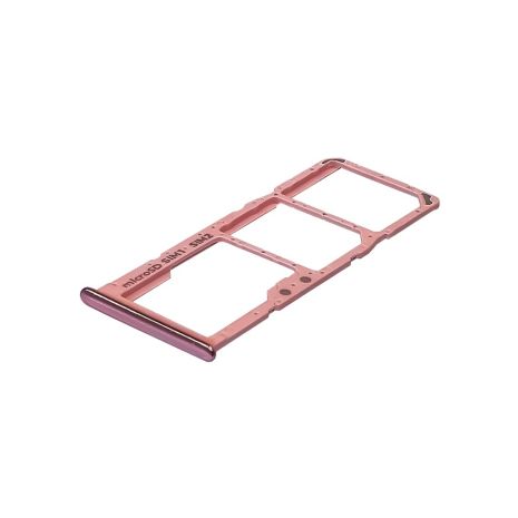 SIM карта держатель для Samsung A515/ A715 Galaxy A51/ A71 (2020) Prism Crush Pink розовый