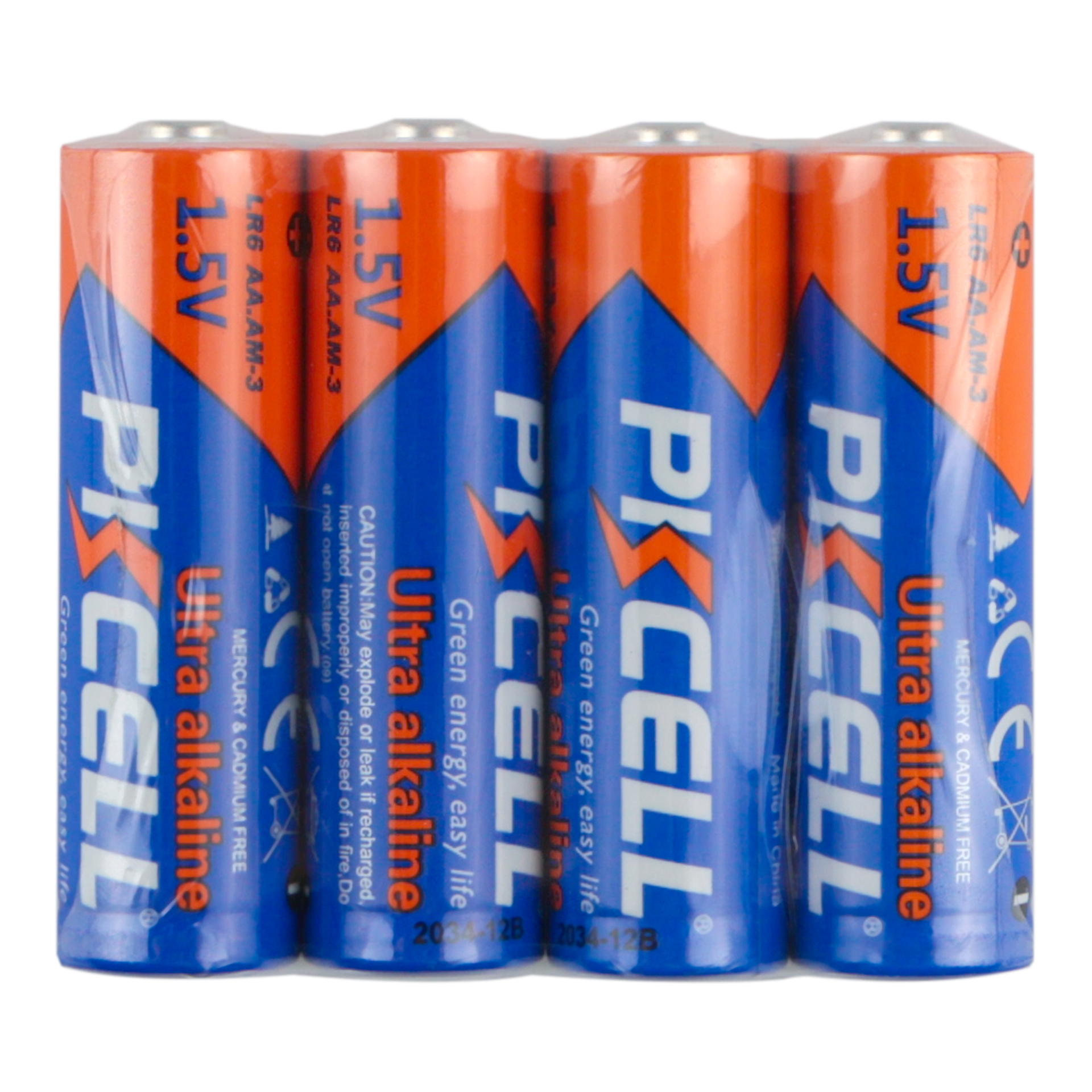 Батарейка щелочная PKCELL 1.5V AA/LR6, 4 штуки shrink (PC/LR6-4S) AA Батарейка щелочная PKCELL 1.5V AA/LR6, 4 штуки shrink (PC/LR6-4S) AA