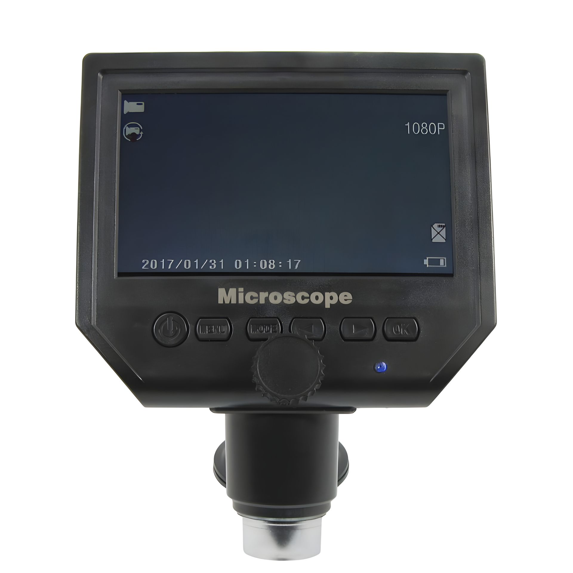 Цифровий мікроскоп з екраном 4.3" G600 (запис відео та фото на microSD, 16GB class 10, фокус 20-120 мм, збільшення 600X) Цифровий мікроскоп з екраном 4.3" G600 (запис відео та фото на microSD, 16GB class 10, фокус 20-120 мм, збільшення 600X)