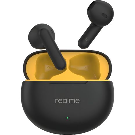 Бездротові навушники Realme Buds T01 (RMA2406) BT5.4, IPX4, AI ENC, 40mAh, 400mAh, 7h, 28h, Black