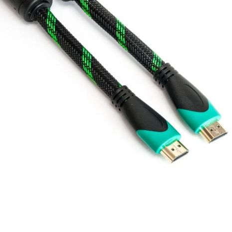 HDMI кабель PowerPlant 1.5м, позолочені конектори, Double ferrites HDMI кабель PowerPlant 1.5м, позолочені конектори, Double ferrites