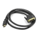 Видео кабель PowerPlant HDMI - DVI, 1.5м