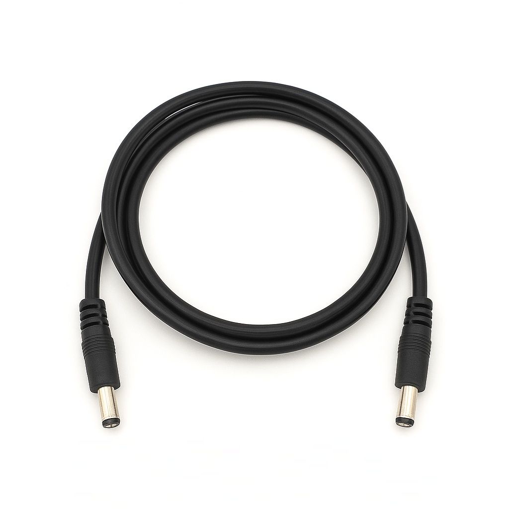 Кабель питания 1м DC 5.5x2.1 (Male to Male) для роутера, терминала, ONU, GPON, камер и пр. техники Кабель питания 1м DC 5.5x2.1 (Male to Male) для роутера, терминала, ONU, GPON, камер и пр. техники