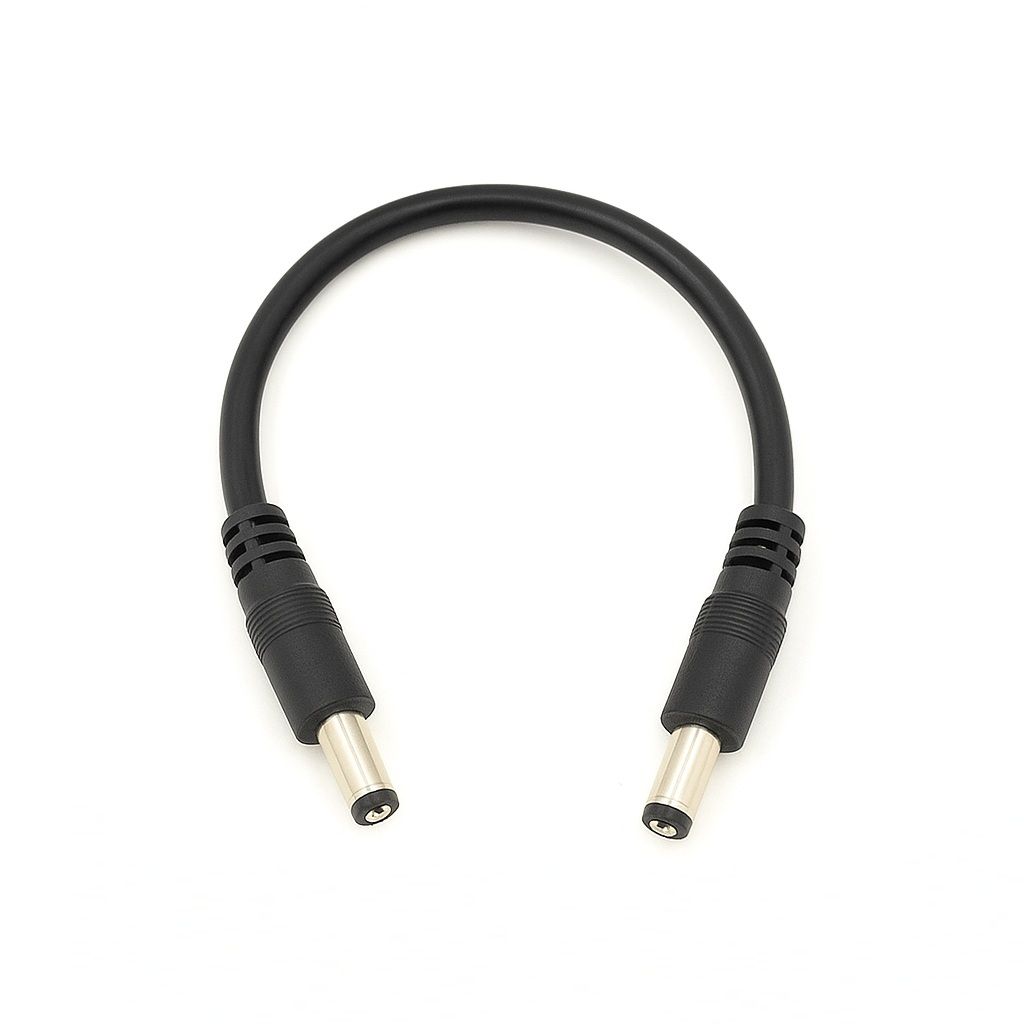 Кабель живлення DC 5.5x2.1 (Male to Male) 0.25m (25cm) для роутера, терміналу, ONU, GPON, камер та ін. техніки Кабель живлення DC 5.5x2.1 (Male to Male) 0.25m (25cm) для роутера, терміналу, ONU, GPON, камер та ін. техніки