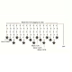 Гирлянда №17 LED + снежинки 4*0,7м (холодный белый/220V) Гирлянда №17 LED + снежинки 4*0,7м (холодный белый/220V)