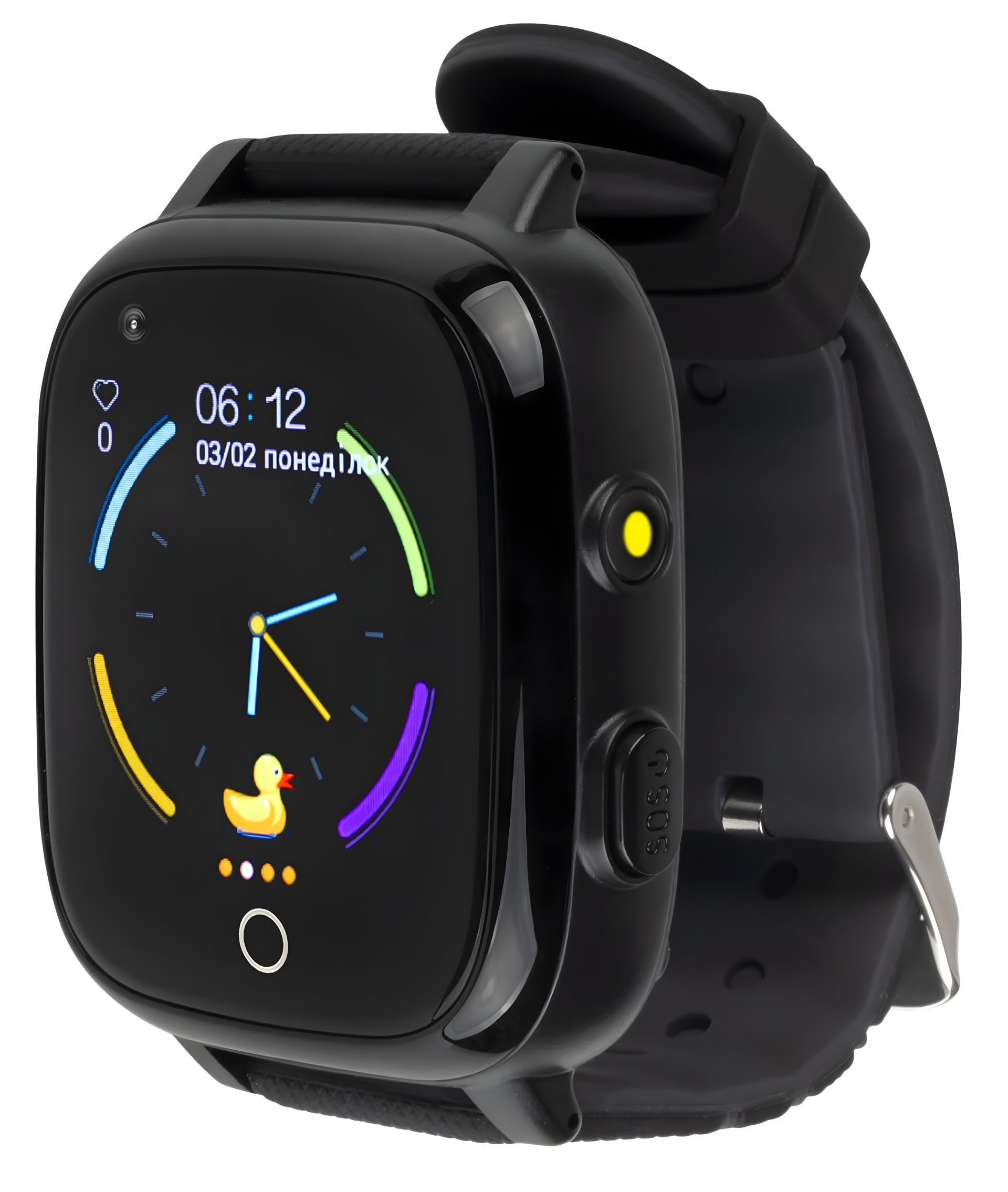 Детские смарт-часы AmiGo GO005 Thermometer 4G WIFI Black UA UCRF Детские смарт-часы AmiGo GO005 Thermometer 4G WIFI Black UA UCRF