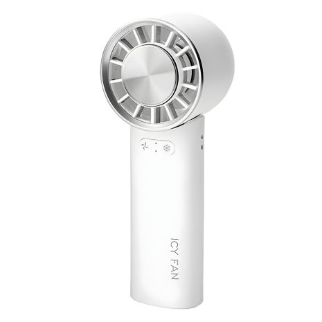 Беспроводной ручной вентилятор C03 с охлаждающим элементом белый