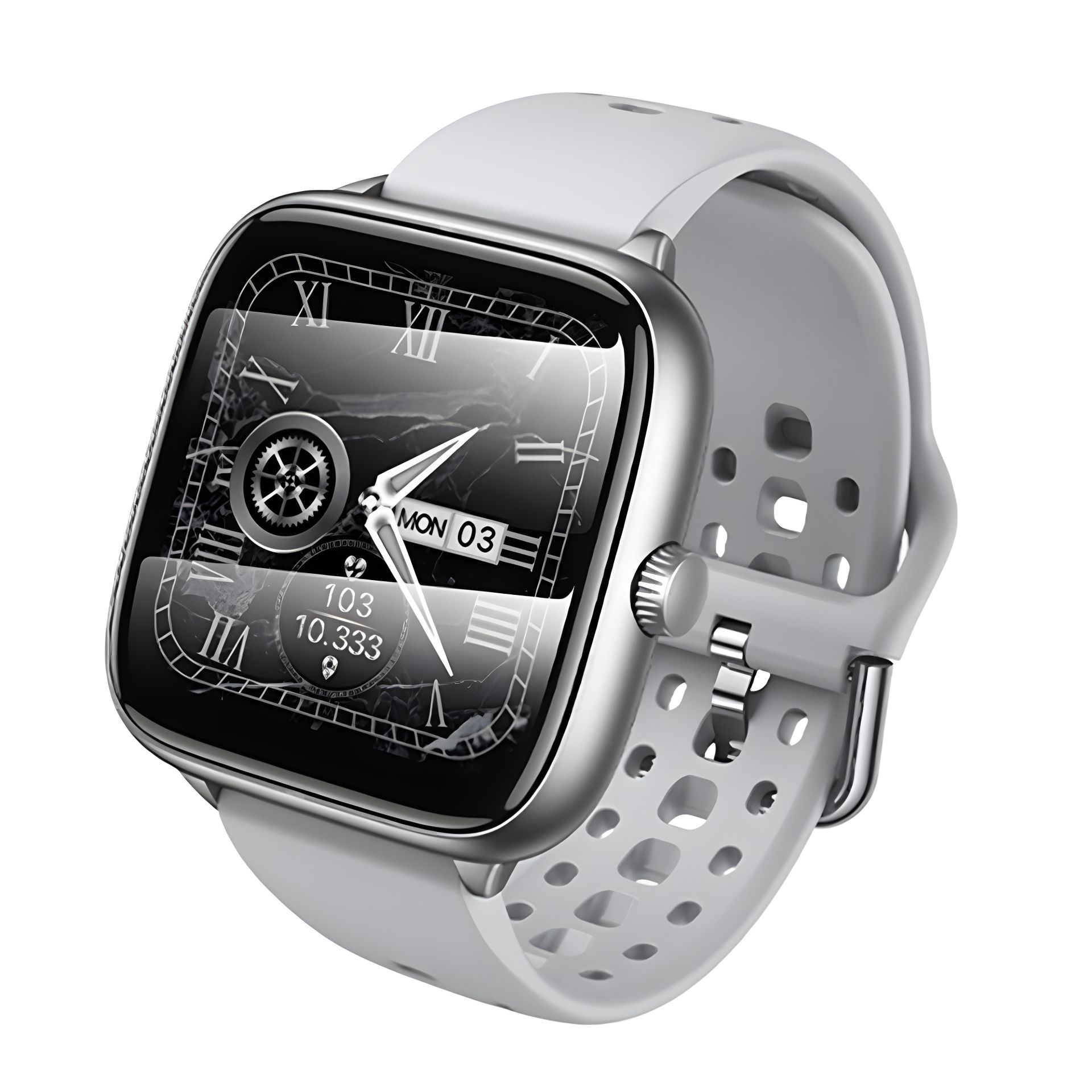 Смарт-часы Hoco Y36 с возможностью звонка в серебристом цвете Смарт-часы Hoco Y36 с возможностью звонка в серебристом цвете