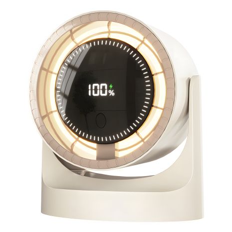 Стильный беспроводной вентилятор BY001 белого цвета