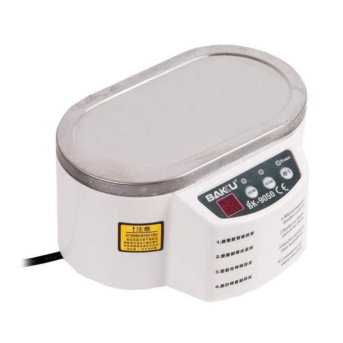 Ультразвуковая ванна Baku BK9050 с металлической крышкой (двухрежимная 30W/50W, 0.7L) Ультразвуковая ванна Baku BK9050 с металлической крышкой (двухрежимная 30W/50W, 0.7L)