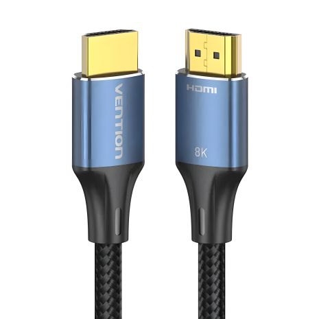 Кабель Vention Cotton Braided HDMI-A HD v2.1 8K 5M Blue (ALGLJ)