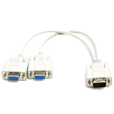Разветвитель кабеля VGA HD15-M на (2) VGA HD15-F
