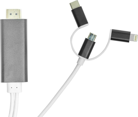 Адаптер HDMI Adapter Lightning / Type-C / Mirco B