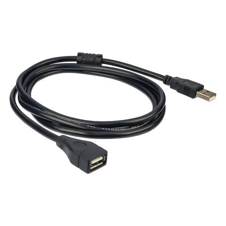 USB удлинитель 5 метров черного цвета