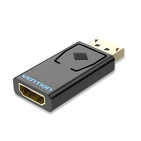 Адаптер Vention DP Male to HDMI Female, чорний (HBKB0)