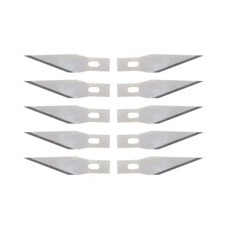 Набор лезвий скальпеля Kaisi №12 для ручек с цангой, 10 шт