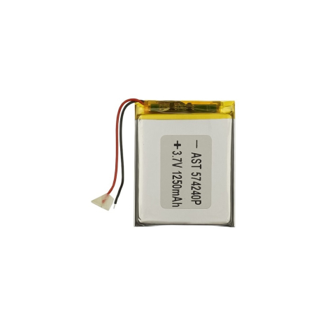 Аккумулятор 574240P универсальный с контроллером, 5 х 40 х 51 мм (1250 mAh)/ для смартфона, планшета