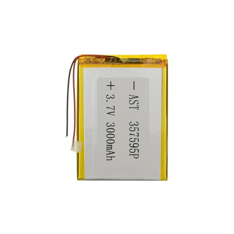 Аккумулятор 357595P универсальный с контроллером, 3,1 х 71 х 96 мм (3000 mAh)/ для смартфона, планшета