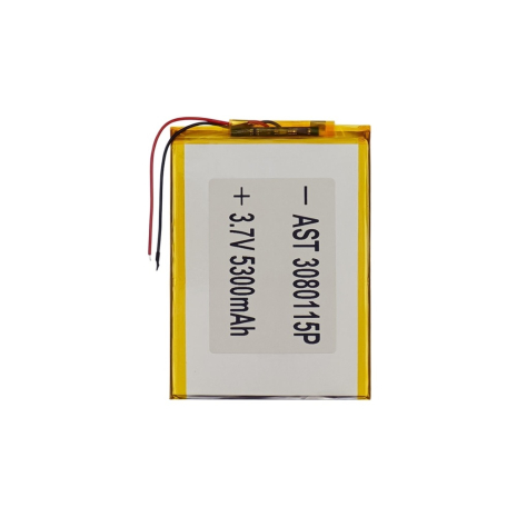 Аккумулятор 3080115P универсальный с контроллером, 3 х 80 х 112 мм 3800 mAh)/ для планшета
