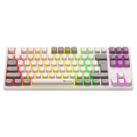 Игровая клавиатура Meetion Tri-Mode RGB Backlit Mechanical Keyboard MK14 |BT5.0/2.4G/Wired| white