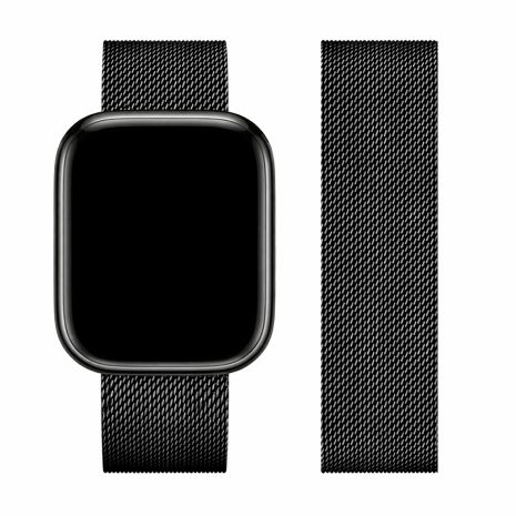 Чёрный металлический ремешок Hoco iWatch WA03 milanese steel 42/44/45/49mm Чёрный металлический ремешок Hoco iWatch WA03 milanese steel 42/44/45/49mm