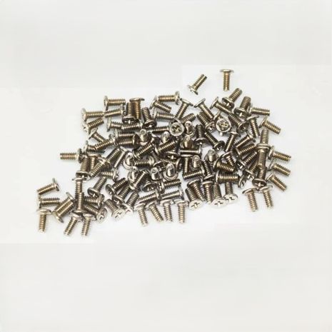 Серебристые винты для Samsung S-series (1,4*3mm), набор из 100 шт.