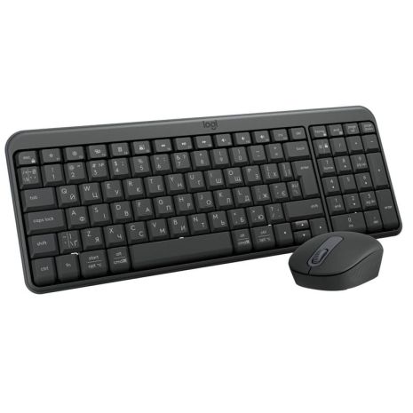 Беспроводной комплект (клавиатура и мышь) Logitech MK250 Wireless Combo Graphite (920-013823)