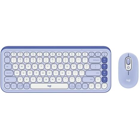 Комплект (клавиатура + мышь) Logitech POP Icon Combo Liliac (920-013078) Комплект (клавиатура + мышь) Logitech POP Icon Combo Liliac (920-013078)