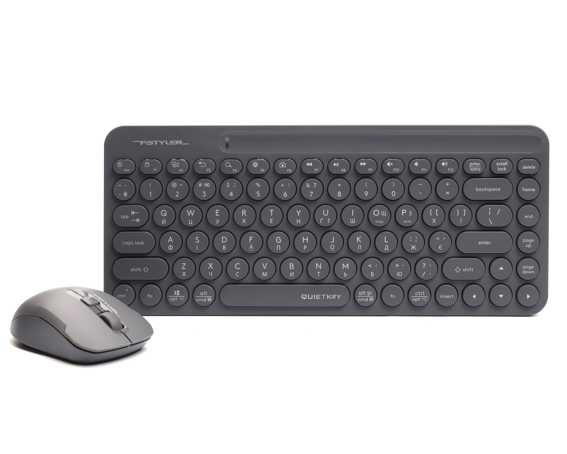 Комплект (клавіатура та миша) A4Tech FG3200 Air2 Grey Комплект (клавіатура та миша) A4Tech FG3200 Air2 Grey