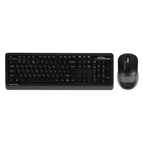 Комплект периферийных устройств A4Tech Fstyler FG1010 Black/Grey: клавиатура и мышь
