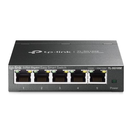Управляемый коммутатор TP-LINK TL-SG105E 5xGE в металлическом корпусе
