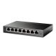 TP-LINK Smart Комутатор TL-SG108PE, 8xGE/4xPoE, 65.2W