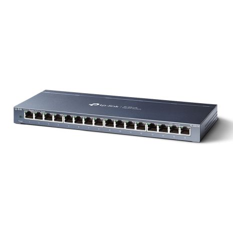 Сетевой коммутатор TP-LINK TL-SG116 16xGE неуправляемый, металлический корпус