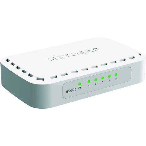 NETGEAR GS605 Коммутатор 5xGE, неуправляемый