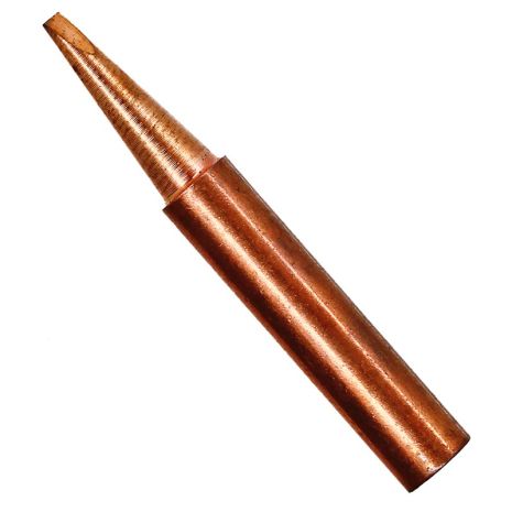 Медное жало паяльника 900M-T-2D, конус с двусторонним срезом, 2 мм