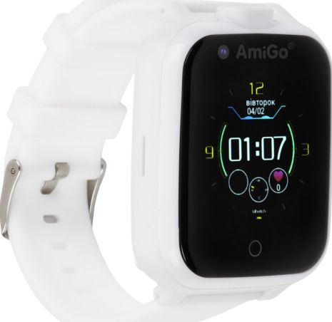 Детские смарт-часы AmiGo GO006 VIDEOCALL GPS 4G WIFI White UA UCRF